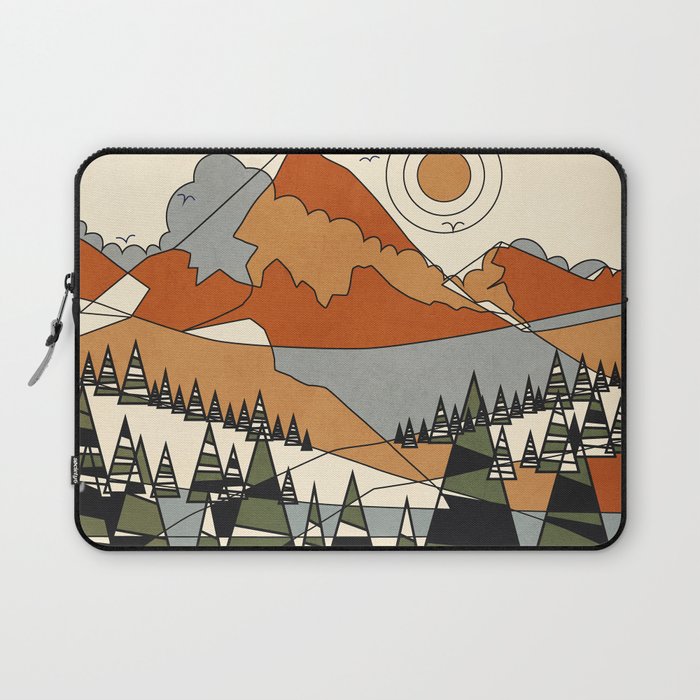 Wild Abstract Landscape 3 Laptop Sleeve Gallery Image 1