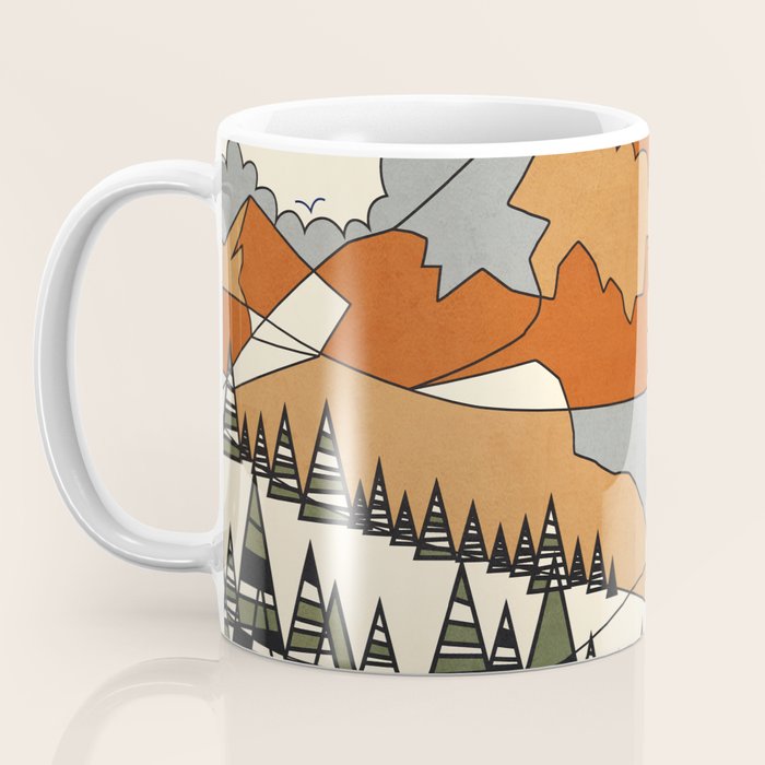 Wild Abstract Landscape 3 Coffee Mug Gallery Image 3
