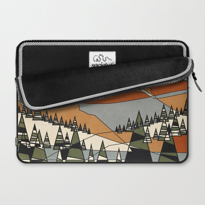 Wild Abstract Landscape 3 Laptop Sleeve Gallery Image 2