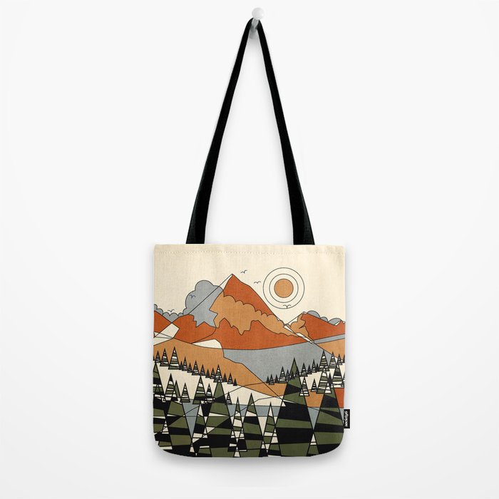 Wild Abstract Landscape 3 Tote Bag Gallery Image 2