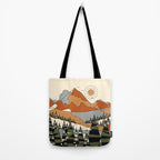 Wild Abstract Landscape 3 Tote Bag Gallery Image 2
