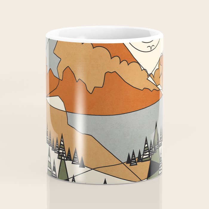 Wild Abstract Landscape 3 Coffee Mug Gallery Image 4