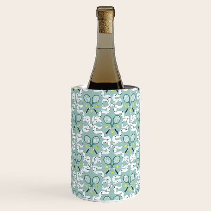 Tennis Trellis Bows in Teal Wine Chiller Gallery Image 3
