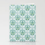 Tennis Trellis Bows in Teal Stationery Card Gallery Image 2