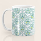 Tennis Trellis Bows in Teal Coffee Mug Gallery Image 3