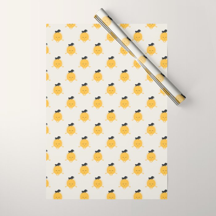 Good Meowâing 8 soulmate sun meditation  Wrapping Paper Gallery Image 1