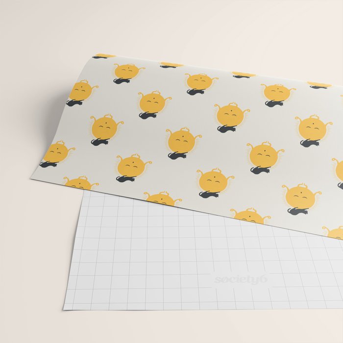 Good Meowâing 8 soulmate sun meditation  Wrapping Paper Gallery Image 2