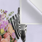 FLORAL ZEBRA Wall Tapestry Gallery Image 3