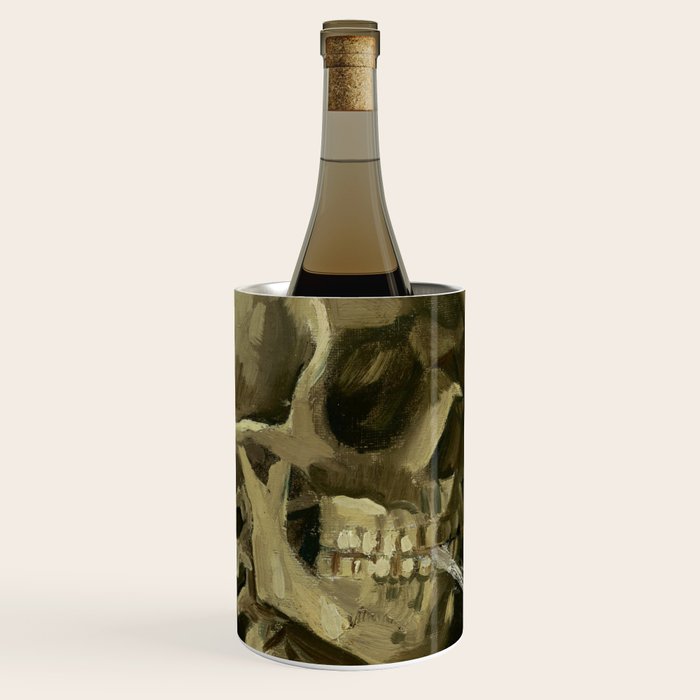 Vincent van Gogh - Skull of a Skeleton with Burning Cigarette Wine Chiller Gallery Image 1