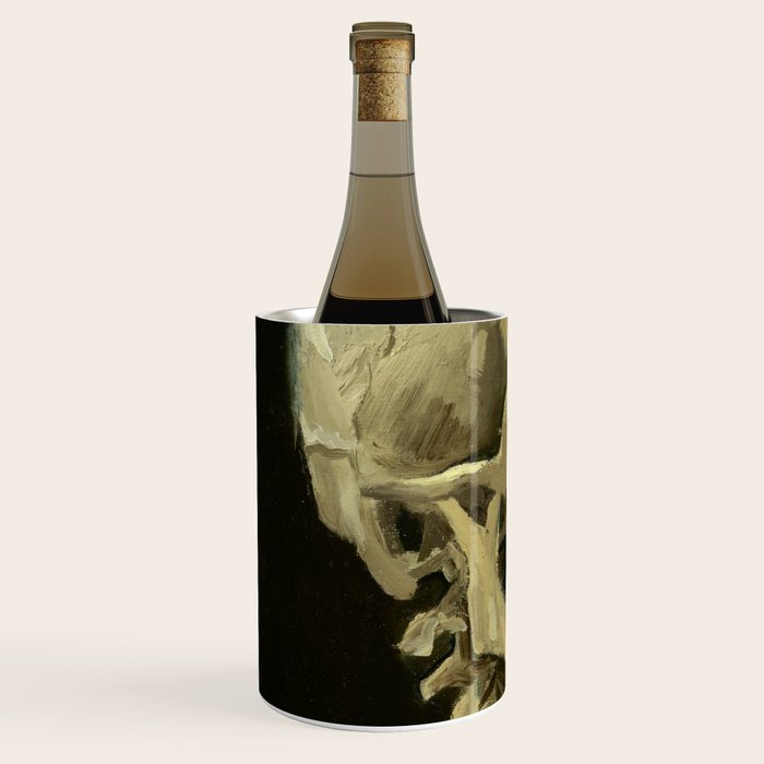 Vincent van Gogh - Skull of a Skeleton with Burning Cigarette Wine Chiller Gallery Image 2