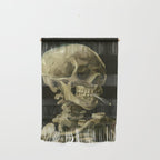 Vincent van Gogh - Skull of a Skeleton with Burning Cigarette Wall Hanging Gallery Image 1