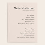 Metta Meditation. Loving Kindness Meditation Poster Gallery Image 4
