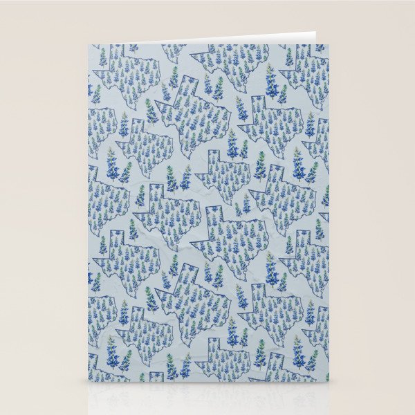 Texas Blue Bonnets Stationery Card Gallery Image 2