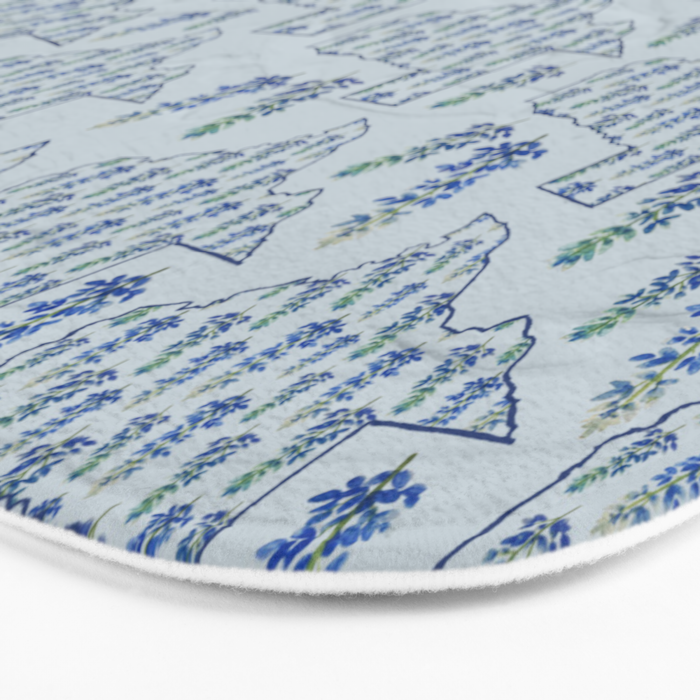 Texas Blue Bonnets Bath Mat Gallery Image 3