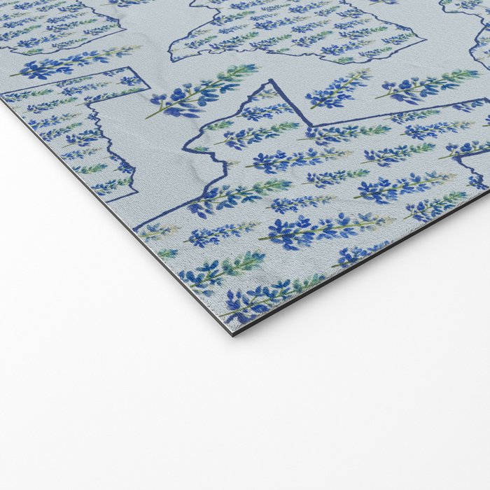 Texas Blue Bonnets Welcome Mat Gallery Image 2