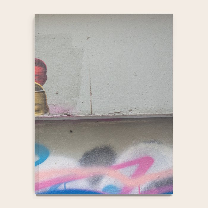 Layered Street Art Portrait Notebook Gallery Image 4