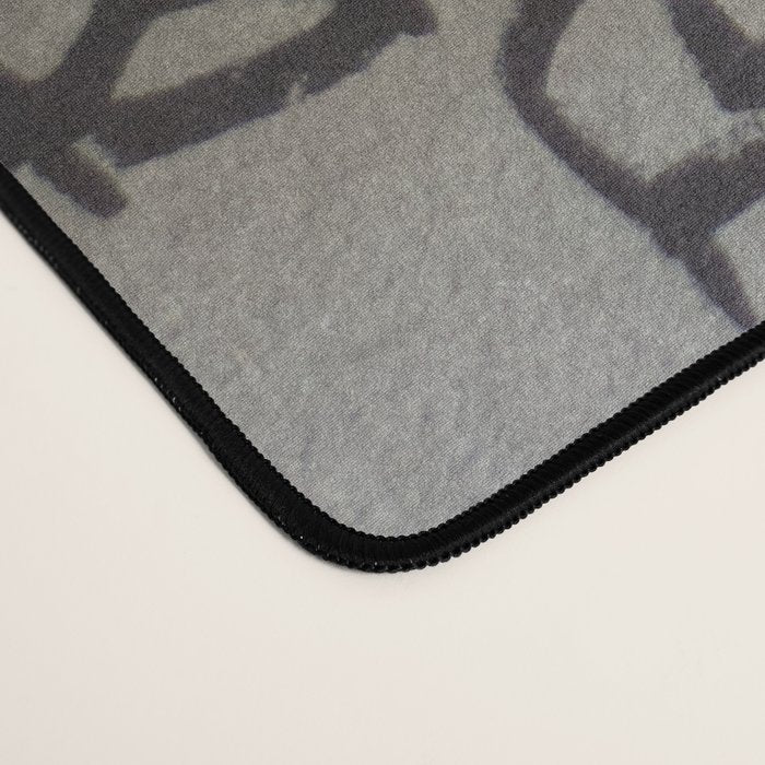 Layered Street Art Portrait Desk Mat Gallery Image 4