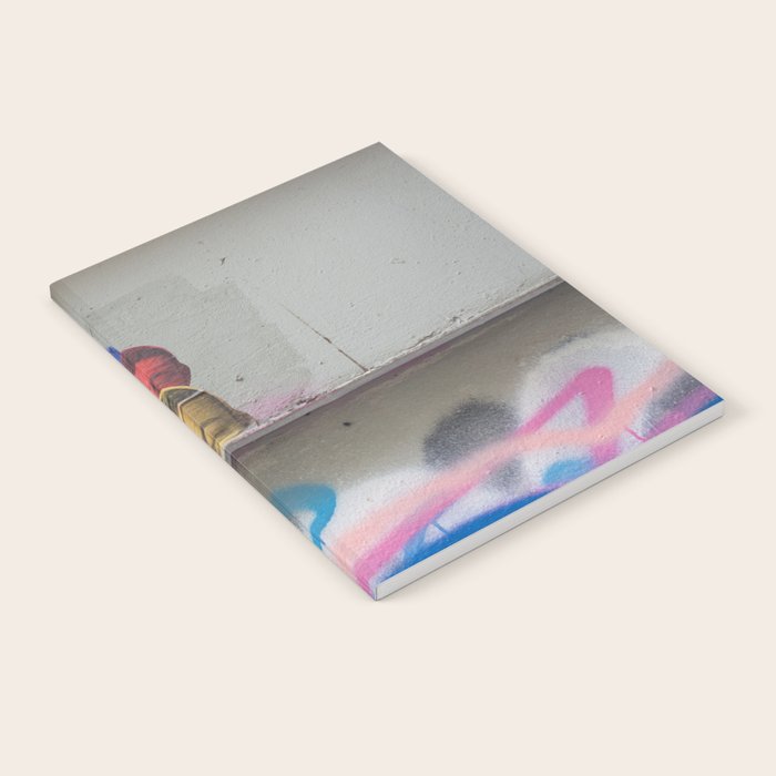 Layered Street Art Portrait Notebook Gallery Image 2