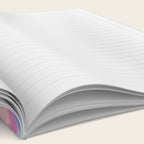 Layered Street Art Portrait Notebook Gallery Image 2