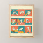 AMERICAN CRYPTIDS (page one) Mini Art Print Gallery Image 1