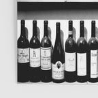 Wine Bottles in Black And White #decor #society6 #buyart Poster Gallery Image 3