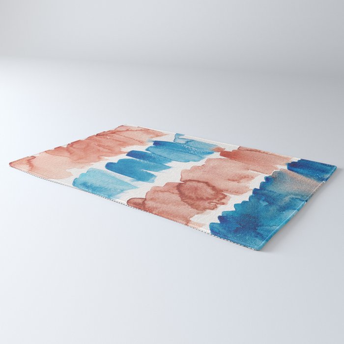 3  Watercolor November 2021 211130 Painting Valourine Original Design Color Bright Modern Contemporary  Rug Gallery Image 3