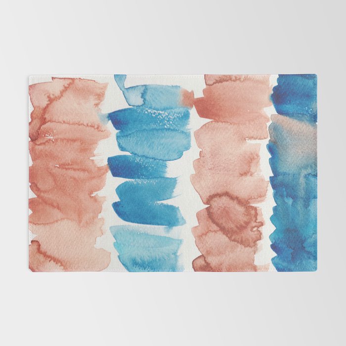 3  Watercolor November 2021 211130 Painting Valourine Original Design Color Bright Modern Contemporary  Rug Gallery Image 2