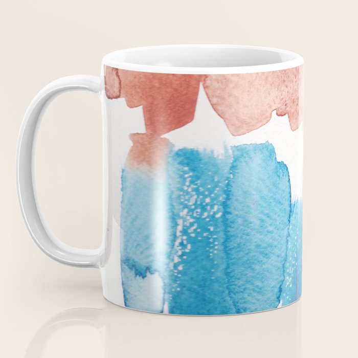 3  Watercolor November 2021 211130 Painting Valourine Original Design Color Bright Modern Contemporary  Coffee Mug Gallery Image 3