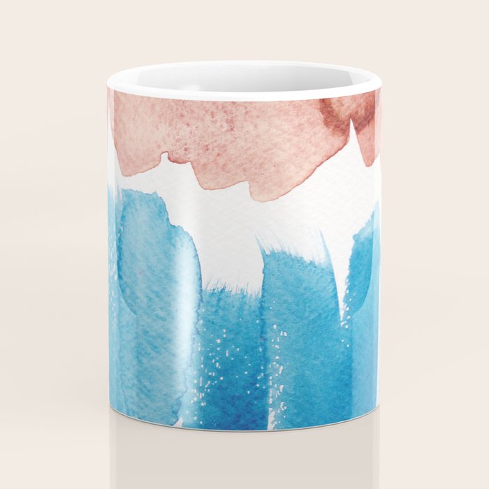 3  Watercolor November 2021 211130 Painting Valourine Original Design Color Bright Modern Contemporary  Coffee Mug Gallery Image 4