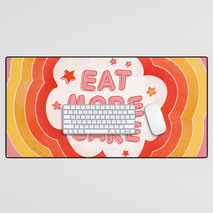 EAT MORE CAKE Desk Mat Gallery Image 1