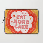 EAT MORE CAKE Laptop Sleeve Gallery Image 1