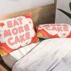 EAT MORE CAKE Pillow Sham Gallery Image 2