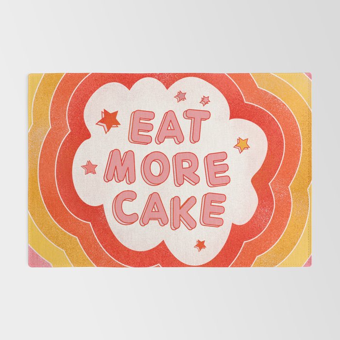 EAT MORE CAKE Rug Gallery Image 2