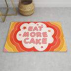 EAT MORE CAKE Rug Gallery Image 1