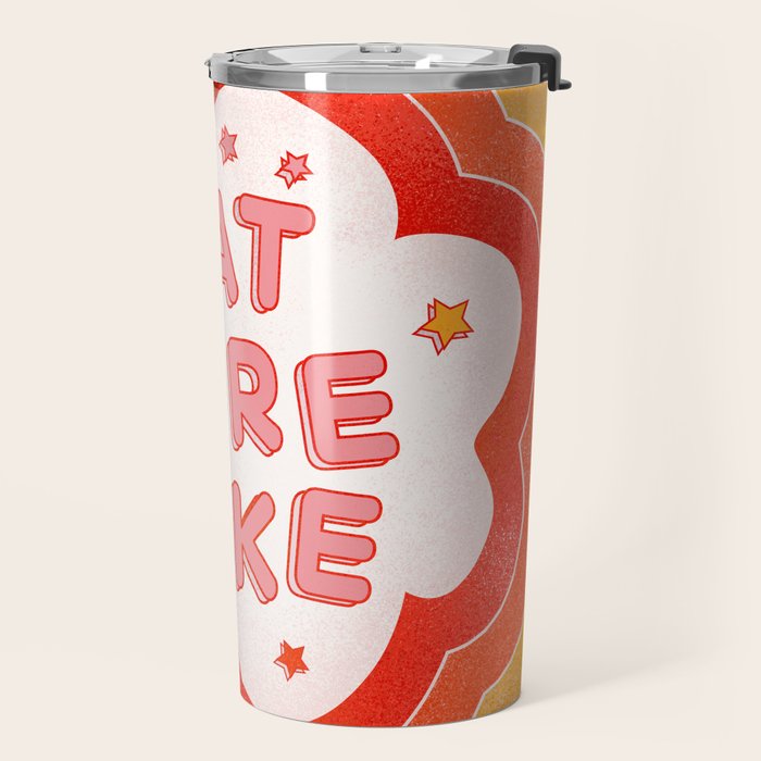 EAT MORE CAKE Travel Mug Gallery Image 2