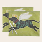 All Dogs Go To Heaven Black Dog Labrador  Placemat Gallery Image 1