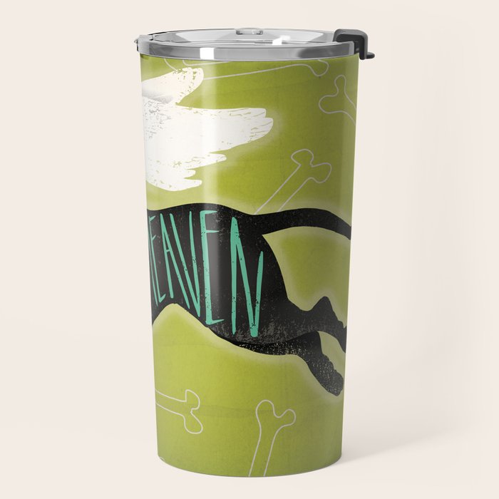 All Dogs Go To Heaven Black Dog Labrador  Travel Mug Gallery Image 2
