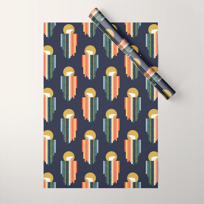 Polar bear on ice cream Wrapping Paper Gallery Image 1