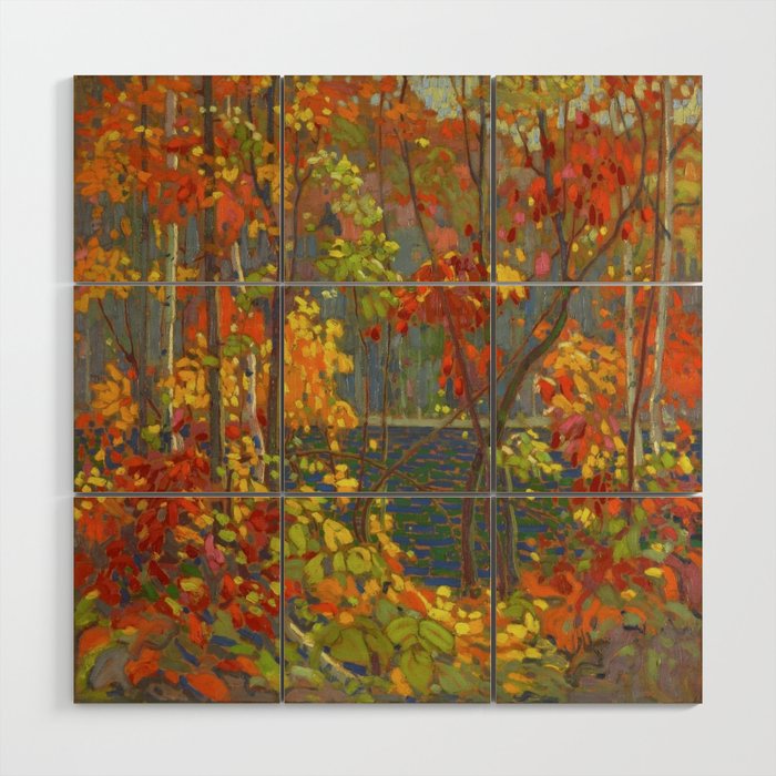 Tom Thomson The Pool 1915-1916 Canadian Landscape Artist Wood Wall Art Gallery Image 1
