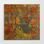 Tom Thomson The Pool 1915-1916 Canadian Landscape Artist Wood Wall Art Gallery Image 1
