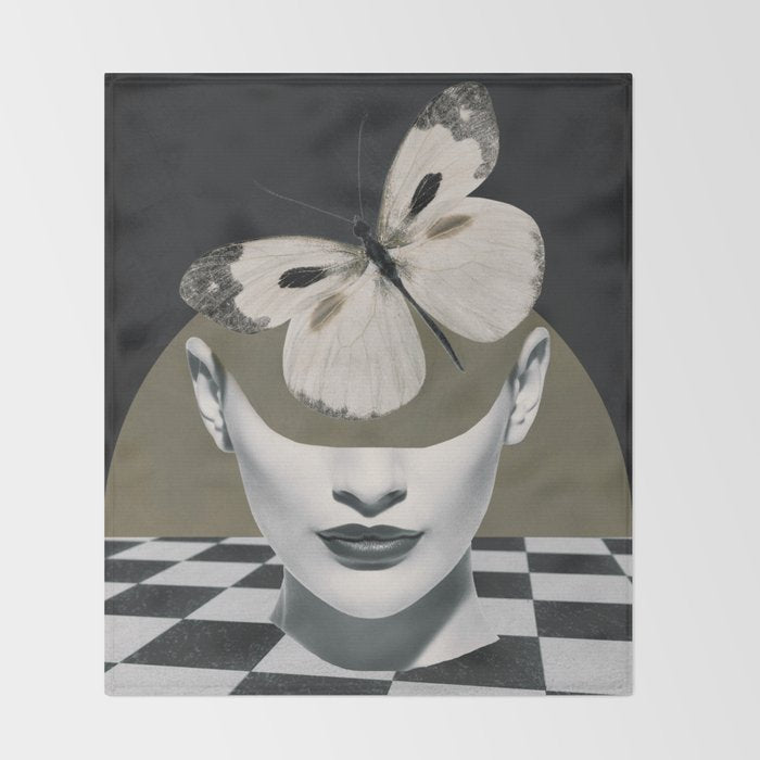 BUTTERFLY Throw Blanket Gallery Image 2