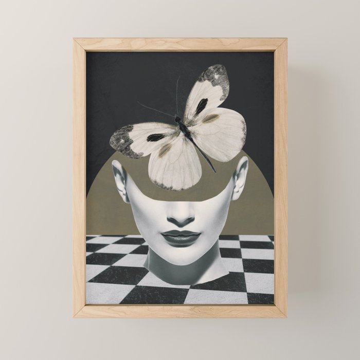 BUTTERFLY Mini Art Print Gallery Image 1