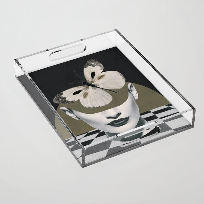 BUTTERFLY Acrylic Tray Gallery Image 1