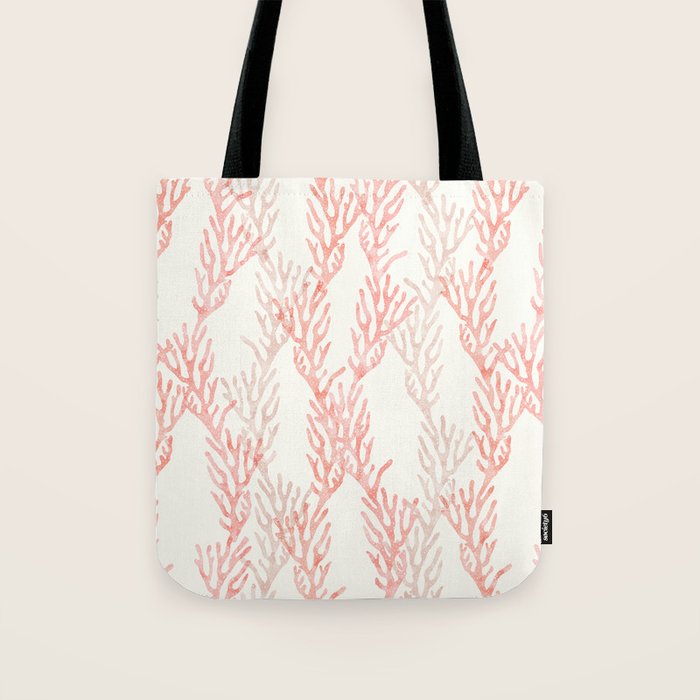 coral - warm pink Tote Bag Gallery Image 1