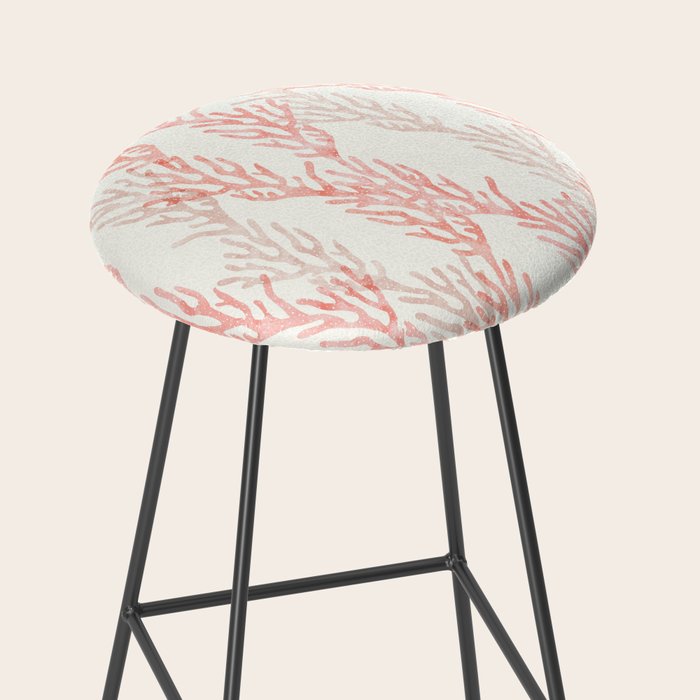 coral - warm pink Stool Gallery Image 2