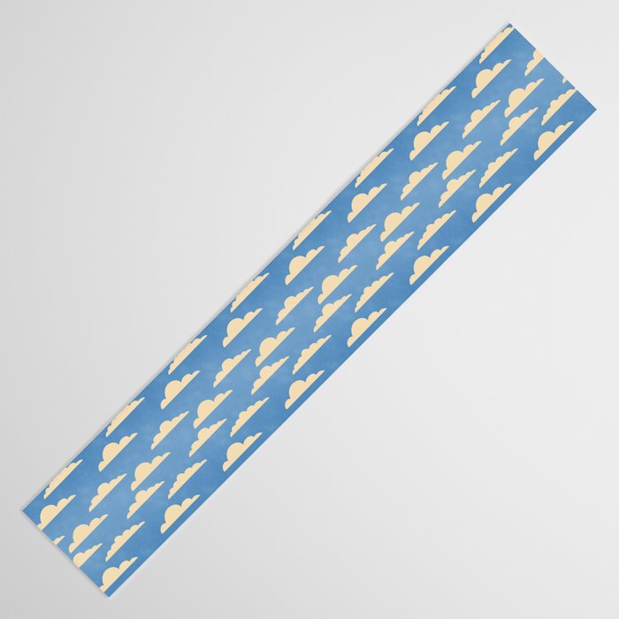 cartoony clouds Table Runner Gallery Image 3