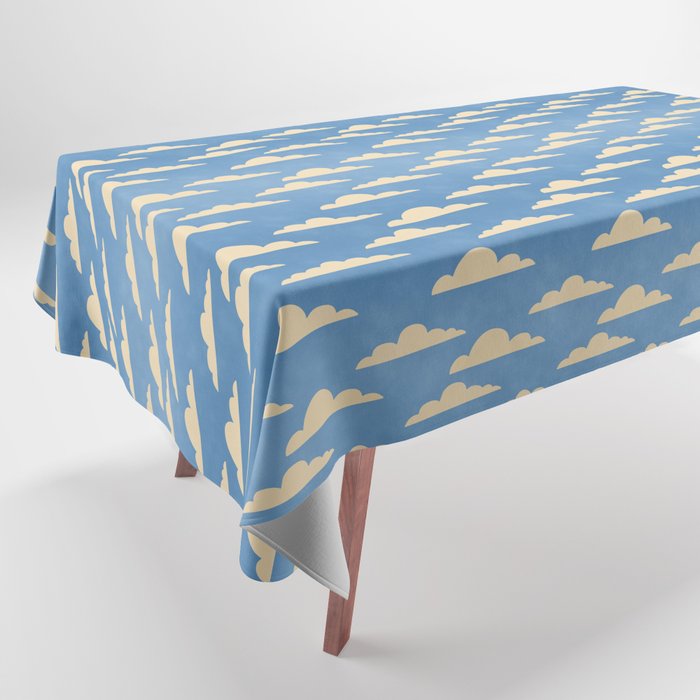 cartoony clouds Tablecloth Gallery Image 1