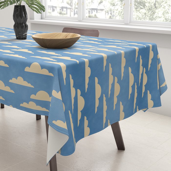 cartoony clouds Tablecloth Gallery Image 3