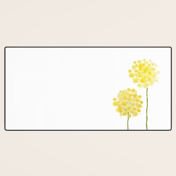 two abstract dandelions watercolor Desk Mat Gallery Image 3