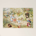 Peter Rabbitâs Neighbourhood by Beatrix Potter Welcome Mat Gallery Image 1